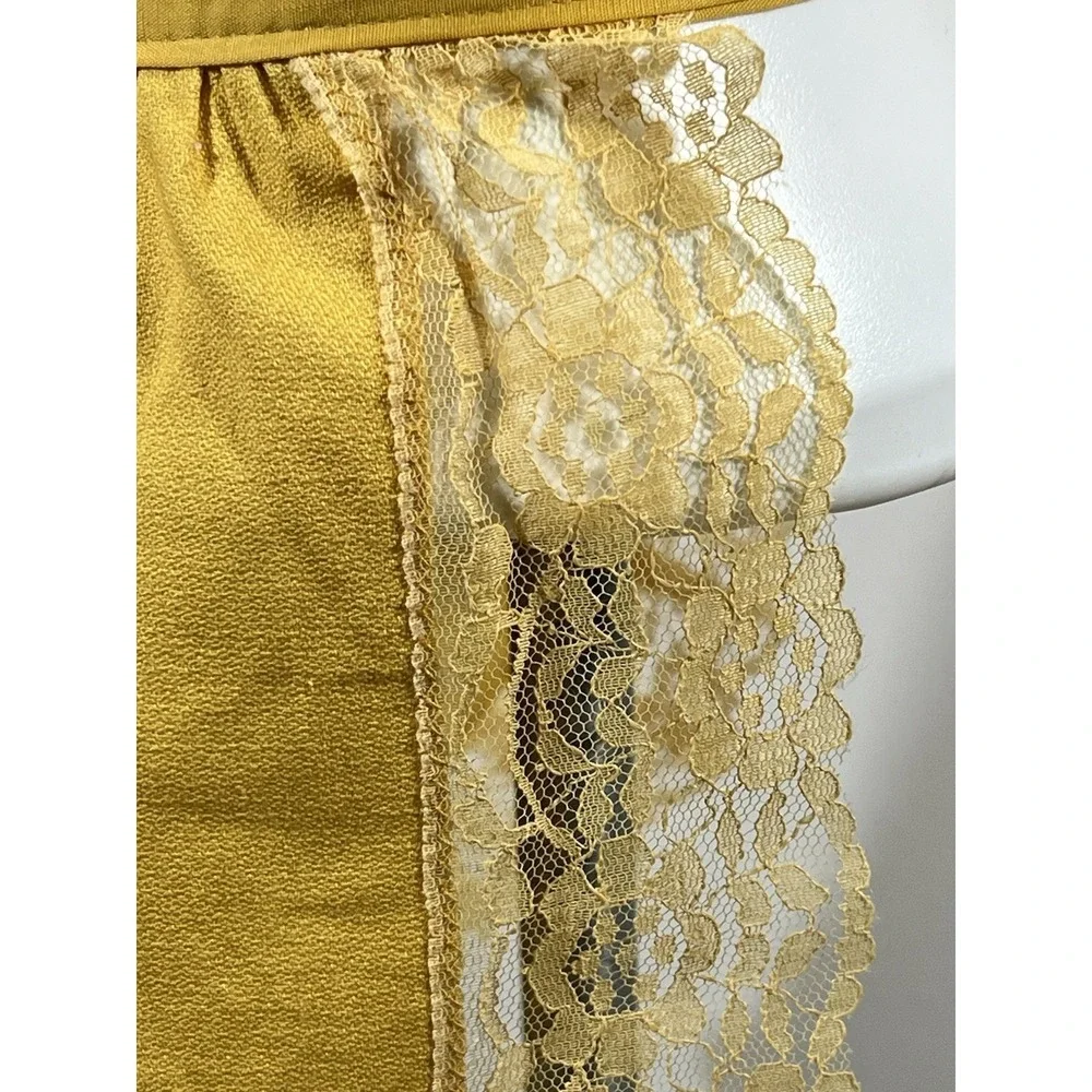 Vintage Embroidered Floral Apron‎ Lace Cottagecore Farmhouse Kitchen